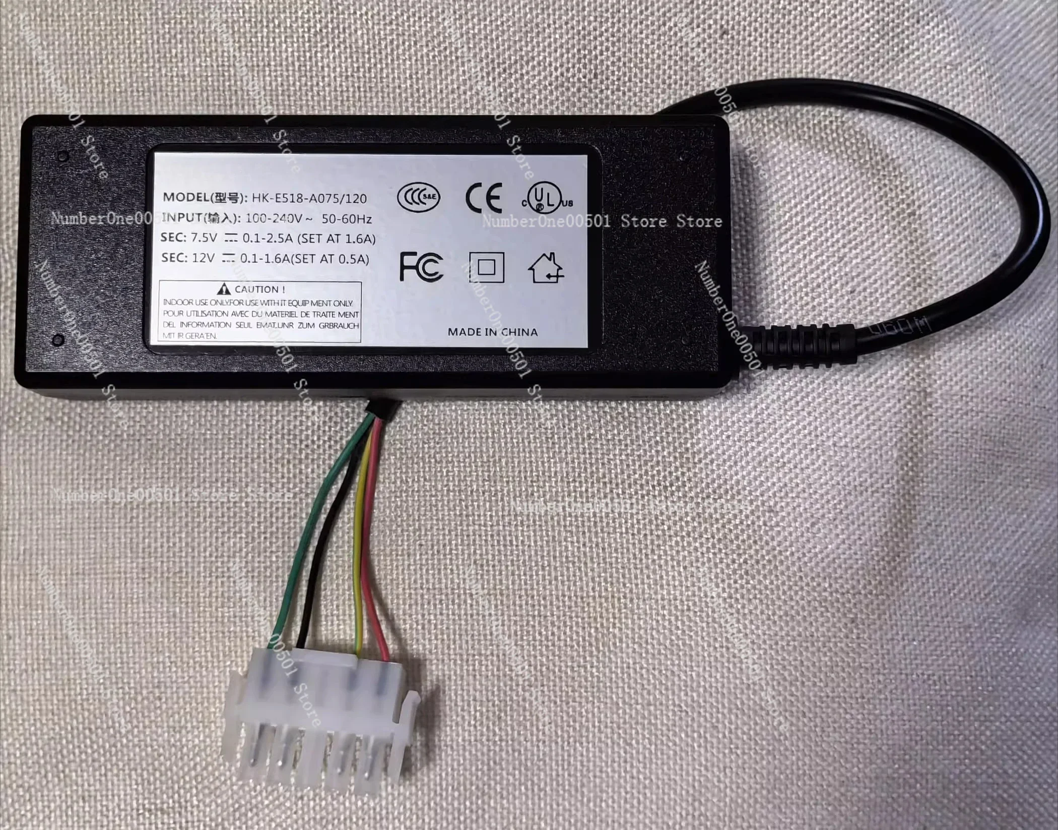 HK-E518-A075/120 Universal Power Adapter Multi Device AC DC Converter for Home Office Electronics -095
HK-E518-A075/120 Universal Power Adapter Multi Device AC DC Converter for Home Office Electronics -095
