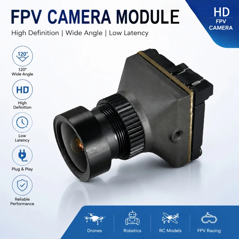 Mini Pro FPV Camera 1/3/5PC 1500TVL 2.1mm Lens 16:9/4:3 NTSC/PAL FOV125° Blacklight Night Vision Camera For RC Drone
Mini Pro FPV Camera 1/3/5PC 1500TVL 2.1mm Lens 16:9/4:3 NTSC/PAL FOV125° Blacklight Night Vision Camera For RC Drone