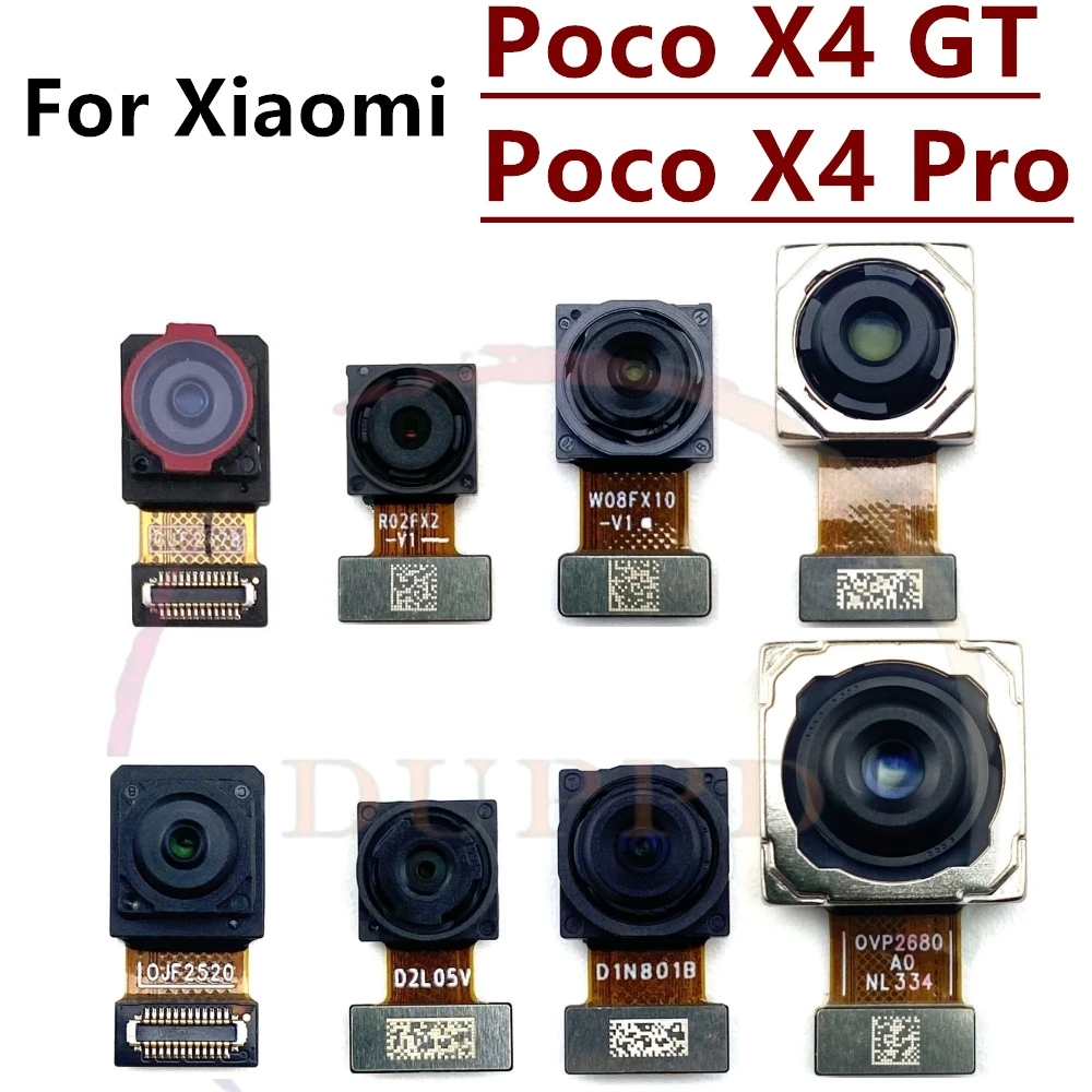 Передняя Задняя Основная камера для Xiaomi POCO X4 GT X4 Pro 5G оригинальная фронтальная камера Маленькая Первичная большая задняя камера гибкий кабель
Передняя Задняя Основная камера для Xiaomi POCO X4 GT X4 Pro 5G оригинальная фронтальная камера Маленькая Первичная большая задняя камера гибкий кабель