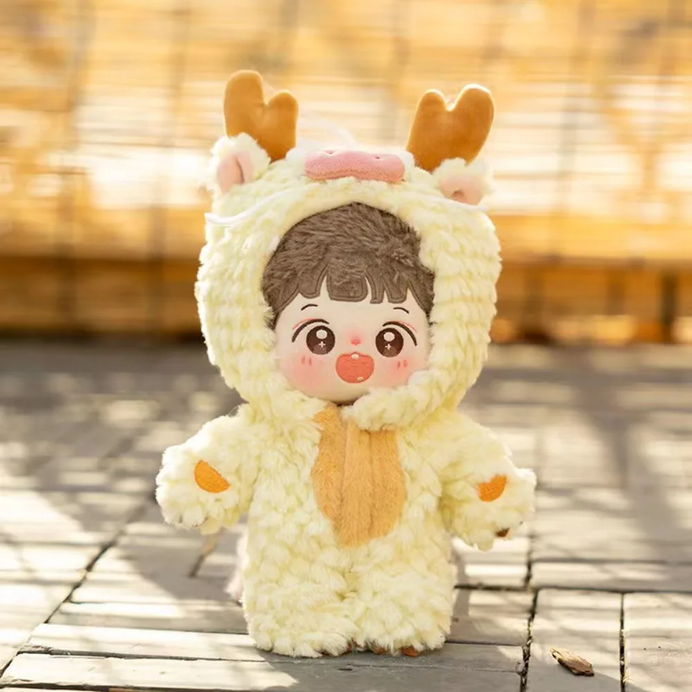 Fashion Cute 20cm Cotton Doll Clothes Mini DIY Cartoon Plush Jumpsuit Cartoon Toy Gift Idol Doll Outfit Cotton Doll
Fashion Cute 20cm Cotton Doll Clothes Mini DIY Cartoon Plush Jumpsuit Cartoon Toy Gift Idol Doll Outfit Cotton Doll