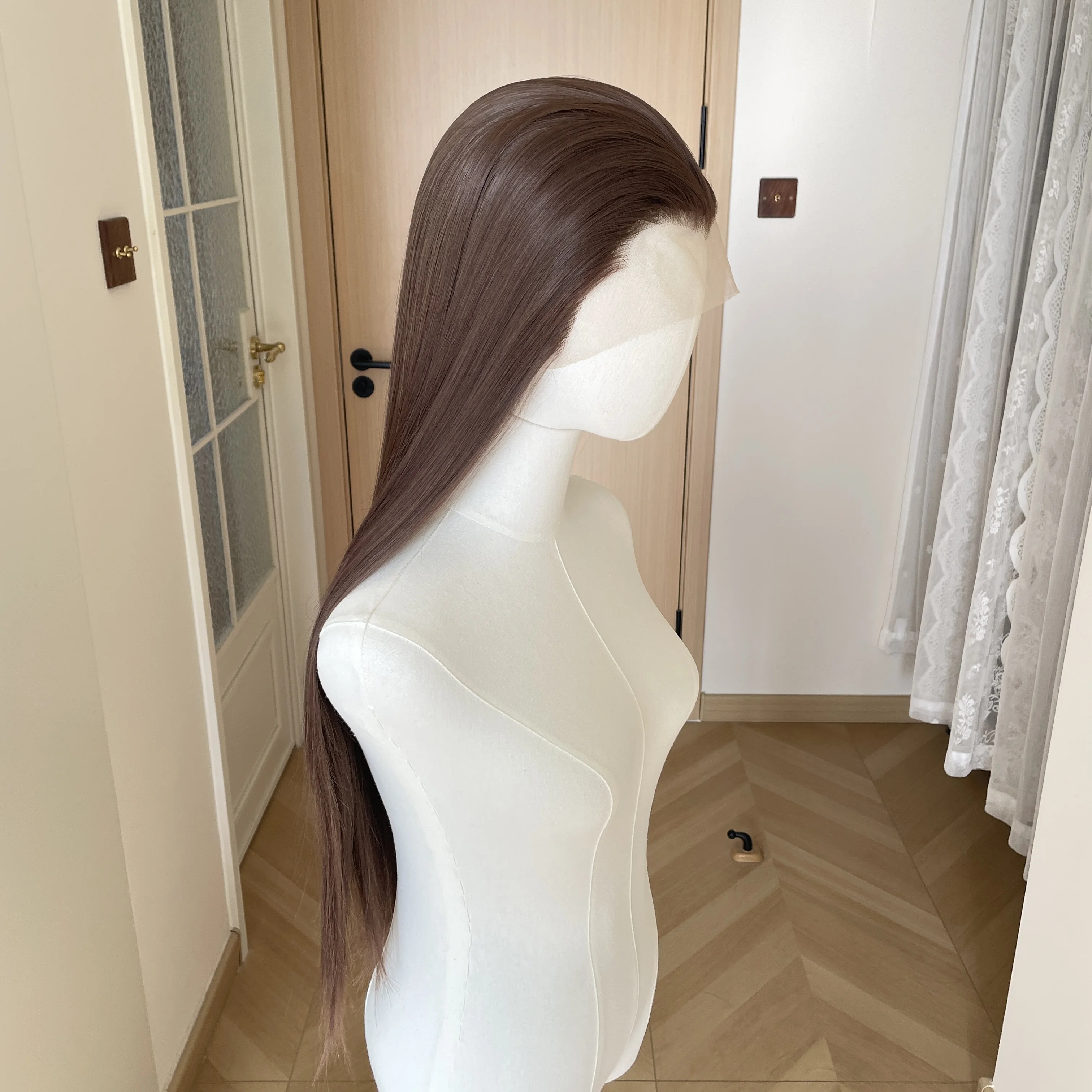 Light Brown Widow's Peak 13x4 Synthetic Lace Front Wigs for Women Wig 26 Inch Long Straight Glueless Wigs Heat Resistant Ccsplay
Light Brown Widow's Peak 13x4 Synthetic Lace Front Wigs for Women Wig 26 Inch Long Straight Glueless Wigs Heat Resistant Ccsplay