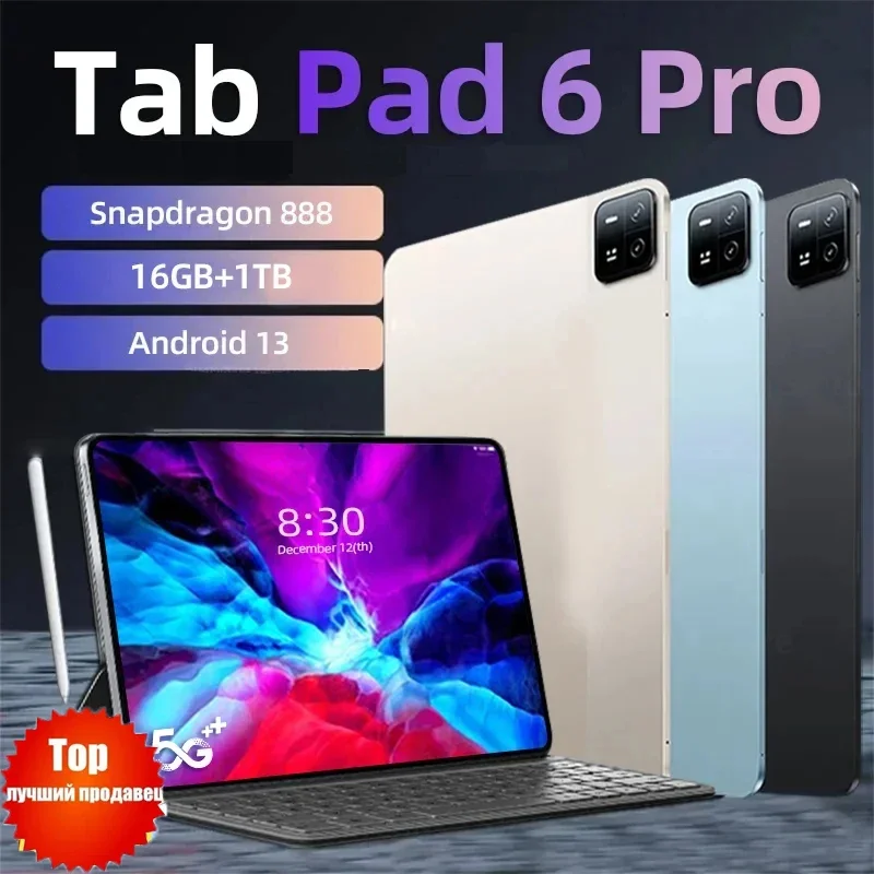 2024 Original Global Version Pad 6 Pro Snapdragon 888 10 Core Tablet Android 13 16GB+1TB 10000mAh PC 5G 11inch WIFI HD 4K Mi Tab
2024 Original Global Version Pad 6 Pro Snapdragon 888 10 Core Tablet Android 13 16GB+1TB 10000mAh PC 5G 11inch WIFI HD 4K Mi Tab