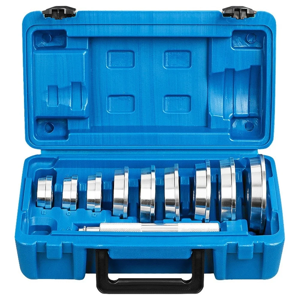 10PCS Wheel Bearing Press Tool Kit Automotive Repair Tools Aluminum Car Axle Bushing Remover Installer Tool
10PCS Wheel Bearing Press Tool Kit Automotive Repair Tools Aluminum Car Axle Bushing Remover Installer Tool