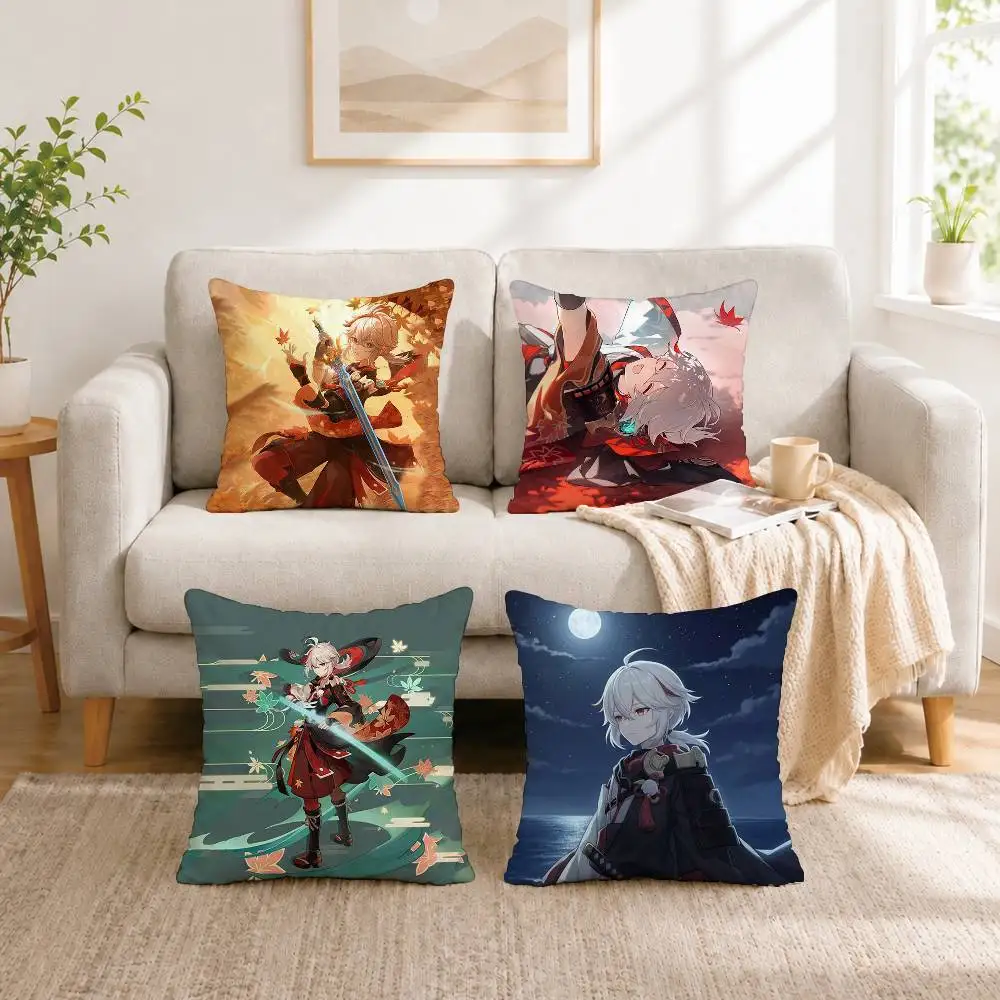 Game Genshin Impact Kaedehara Kazuha Pillow Case Square Double-Sided Sofa Cushion Cover Bedroom Bedside Pillow Gift
Game Genshin Impact Kaedehara Kazuha Pillow Case Square Double-Sided Sofa Cushion Cover Bedroom Bedside Pillow Gift