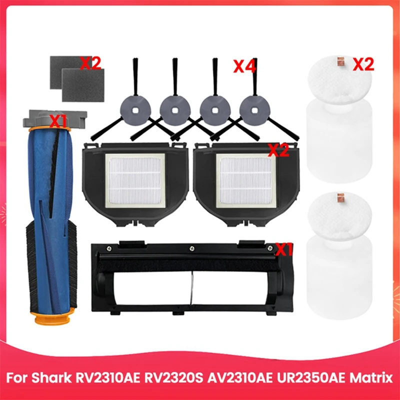 Запасные части ABUD для матричного робота-пылесоса Shark RV2310AE AV2310AE UR2350AE, 1 основная боковая щетка, крышка HEPA-фильтра
Запасные части ABUD для матричного робота-пылесоса Shark RV2310AE AV2310AE UR2350AE, 1 основная боковая щетка, крышка HEPA-фильтра