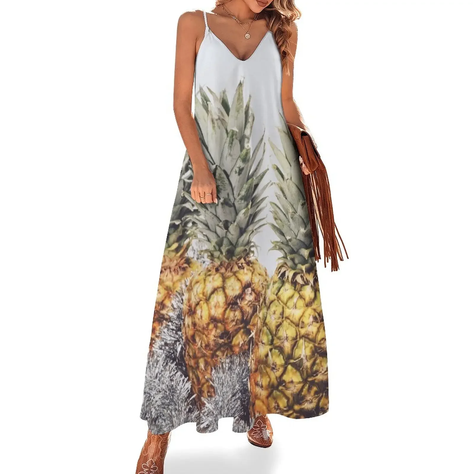 3 Pineapples of fun Sleeveless Dress luxury woman evening dress Female clothing party dress women elegant luxury
3 Pineapples of fun Sleeveless Dress luxury woman evening dress Female clothing party dress women elegant luxury