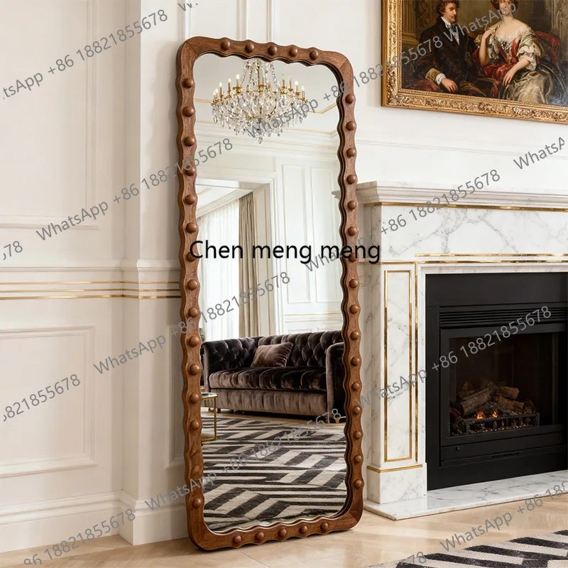 Medieval rectangular full-body household floor mirror wall-mounted dressing mirror fitting coat mirror
Medieval rectangular full-body household floor mirror wall-mounted dressing mirror fitting coat mirror