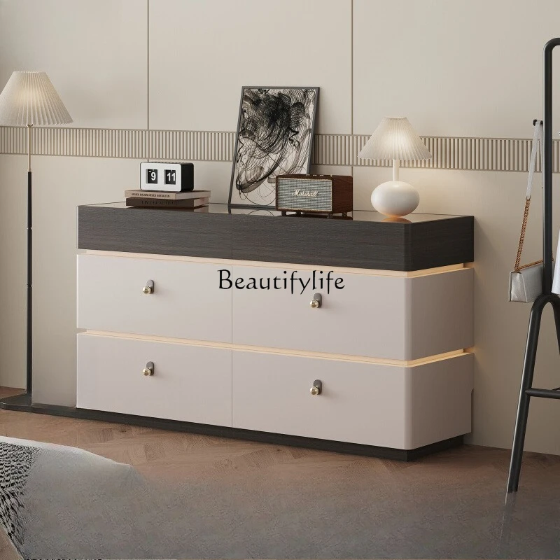 Italian solid wood modern simple storage cabinet, bedside storage cabinet against the wall
Italian solid wood modern simple storage cabinet, bedside storage cabinet against the wall