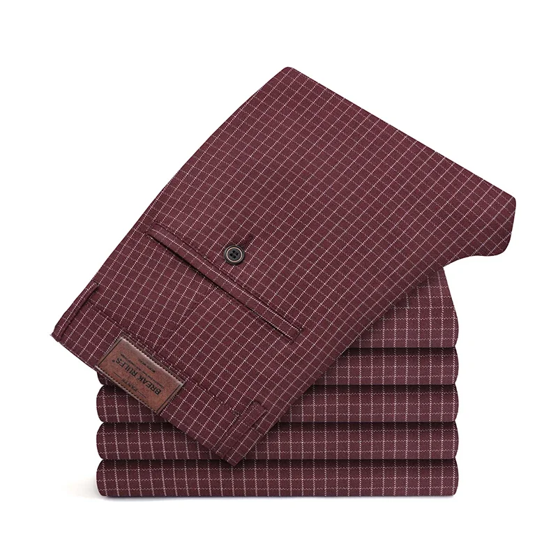 2024 Clothing Spring/Summer Checkered Pants Men's Business Suit Pants Slim Fit Classic Wedding Formal Straight Leg Pants
2024 Clothing Spring/Summer Checkered Pants Men's Business Suit Pants Slim Fit Classic Wedding Formal Straight Leg Pants