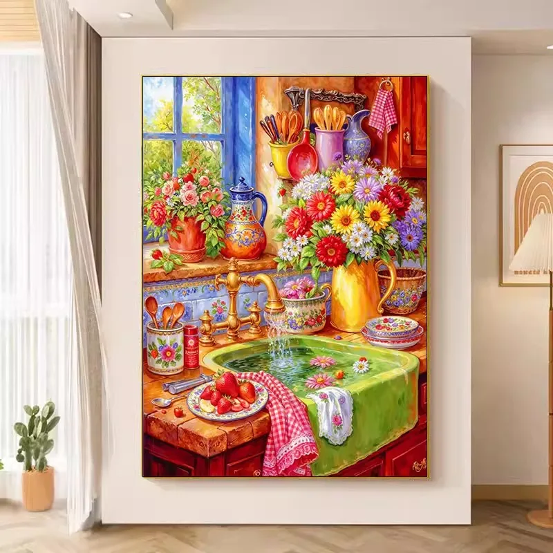 Набор для вышивания крестиком 9ct 75x90см с цветочным узором в китайском стиле, для декора дома и рукоделия
Набор для вышивания крестиком 9ct 75x90см с цветочным узором в китайском стиле, для декора дома и рукоделия