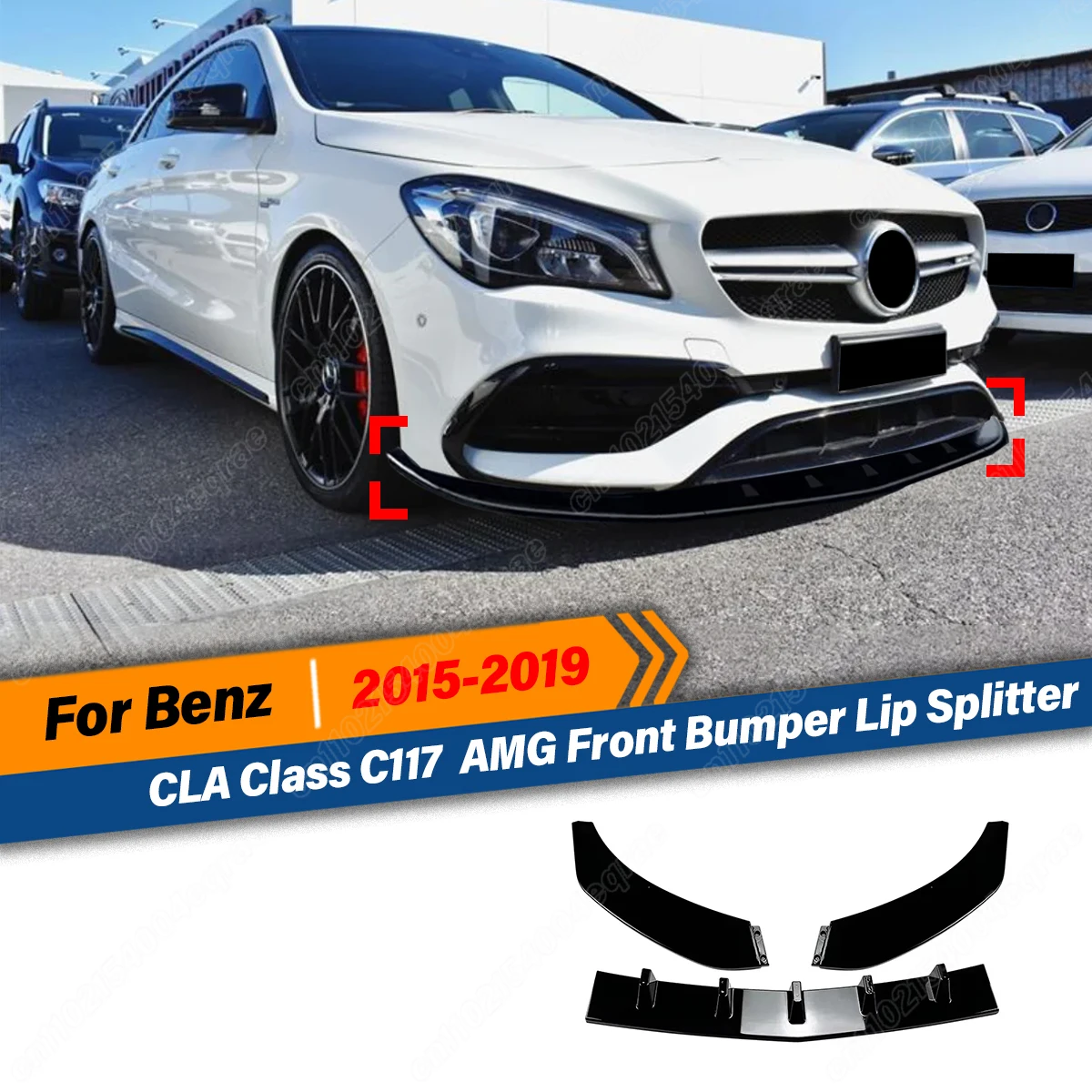 For Mercedes Benz CLA Class C117 CLA200 CLA220 CLA250 CLA45 AMG 2015 2016 2017 2018 2019 Front Bumper Splitter Spoiler Diffuser
For Mercedes Benz CLA Class C117 CLA200 CLA220 CLA250 CLA45 AMG 2015 2016 2017 2018 2019 Front Bumper Splitter Spoiler Diffuser