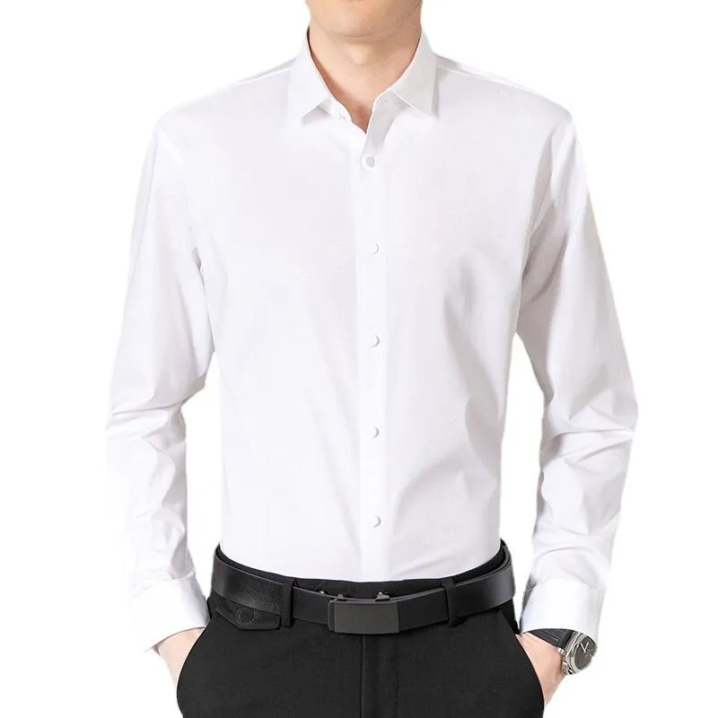 Traceless Stretch Men's Color Shirt Long Sleeve Spring PU Leather One-piece Velvet Thin Unisex Striped Cute Style Flip Collar
Traceless Stretch Men's Color Shirt Long Sleeve Spring PU Leather One-piece Velvet Thin Unisex Striped Cute Style Flip Collar