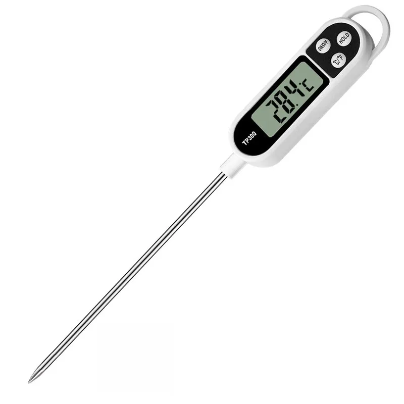TP300 Probe Thermometer 1-Pack, Fast & Accurate 0.1°C Resolution, 9.65in Long, HOLD Function, for Kitchen & BBQ
TP300 Probe Thermometer 1-Pack, Fast & Accurate 0.1°C Resolution, 9.65in Long, HOLD Function, for Kitchen & BBQ