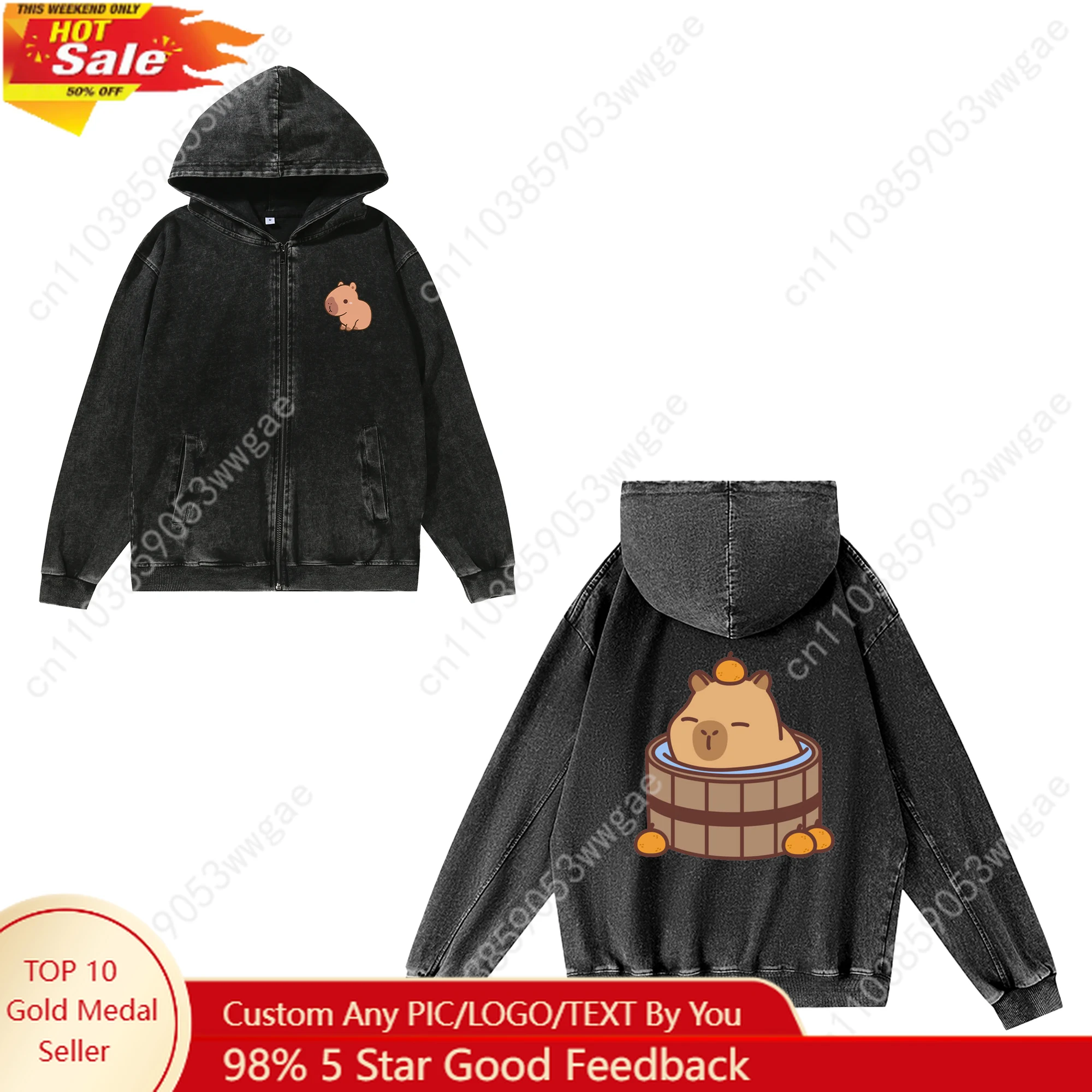 Capybara Zipper Sweatshirts Mens Womans Retro Hoodies Vintage Pullover Sweat Shirt With Pocket Full Zip Customized Jacket Tops
Capybara Zipper Sweatshirts Mens Womans Retro Hoodies Vintage Pullover Sweat Shirt With Pocket Full Zip Customized Jacket Tops