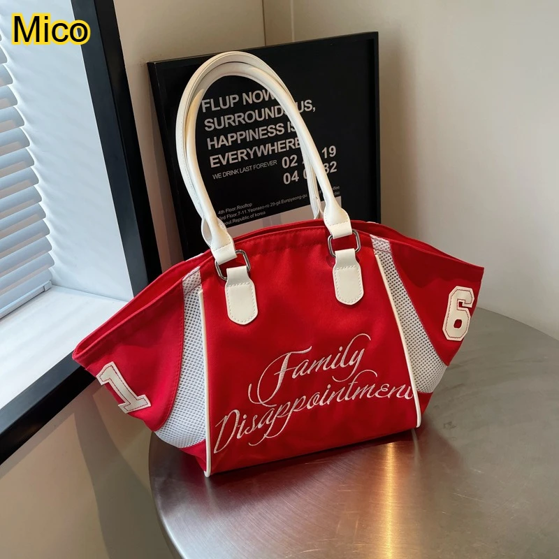 Fashion Women's Bowling Bag Large Capacity Embroidered Letter Crossbody Shoulder Travel Handbag Gym Weekender Storage
Fashion Women's Bowling Bag Large Capacity Embroidered Letter Crossbody Shoulder Travel Handbag Gym Weekender Storage
