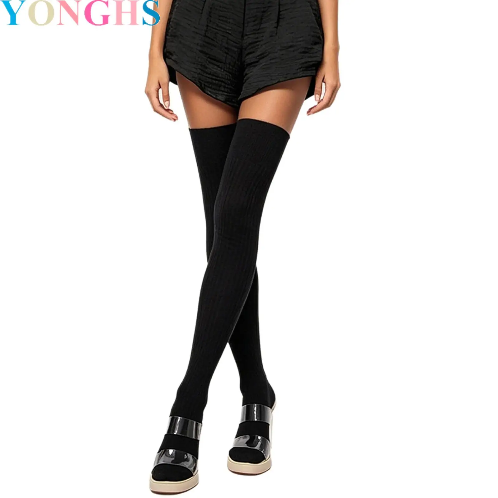 Womens Thigh High Socks Stretchy Ribbed Stockings Costume Accessories for Casual Daily
Womens Thigh High Socks Stretchy Ribbed Stockings Costume Accessories for Casual Daily