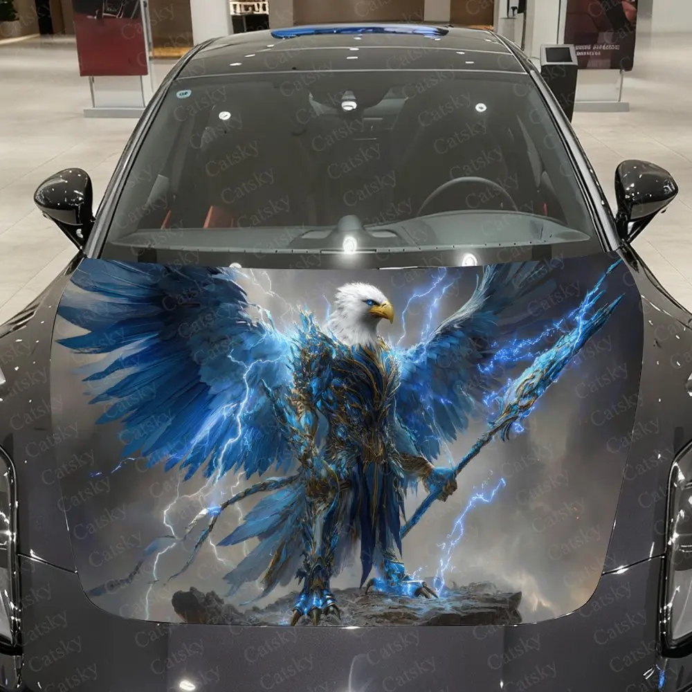 Lightning Judgement Eagle Car Vinyl Wrap, PVC Waterproof Car Hood Sticker, Self-Adhesive Scratch-Resistant Stickers
Lightning Judgement Eagle Car Vinyl Wrap, PVC Waterproof Car Hood Sticker, Self-Adhesive Scratch-Resistant Stickers