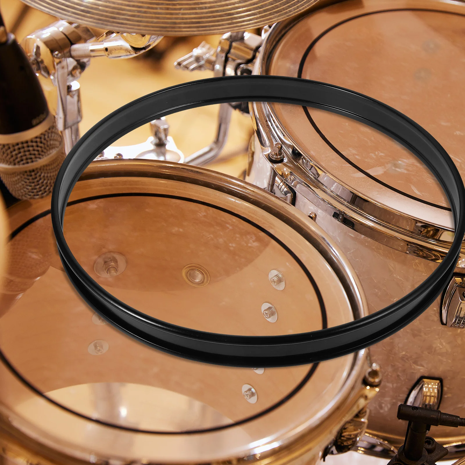 16 Inch Metal Drum Hoop for Snare Bass Drums Black Coated Replacement Ring Enhanced Sound Durability Stylish Design Easy Install
16 Inch Metal Drum Hoop for Snare Bass Drums Black Coated Replacement Ring Enhanced Sound Durability Stylish Design Easy Install