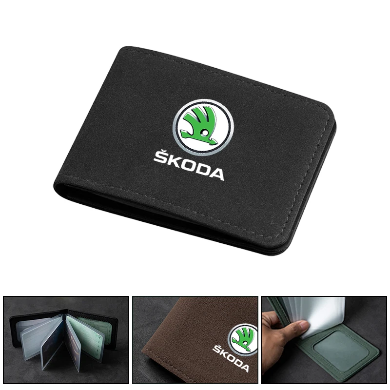 Suede Driver License Holder Card Bag Credit Card Wallet Holder For Skoda Octavia SUPERB RAPID KAROQ FABIA YETI Car Accessories
Suede Driver License Holder Card Bag Credit Card Wallet Holder For Skoda Octavia SUPERB RAPID KAROQ FABIA YETI Car Accessories