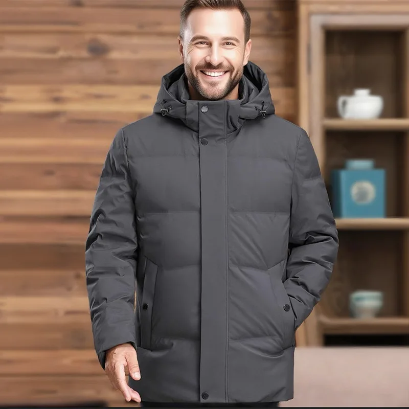 Men's down Jaet Thi Warm ly Dad Hooded Cotton Coat Winter Outerwear Quali Large Size Loose Fit Daily Wear
Men's down Jaet Thi Warm ly Dad Hooded Cotton Coat Winter Outerwear Quali Large Size Loose Fit Daily Wear