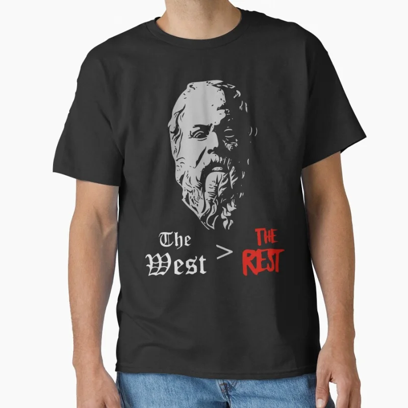 The West _ The Rest - Socrates Funny Stoic team Greek Philosopher gift T shirt for men large size Adult Tops S-6XL
The West _ The Rest - Socrates Funny Stoic team Greek Philosopher gift T shirt for men large size Adult Tops S-6XL