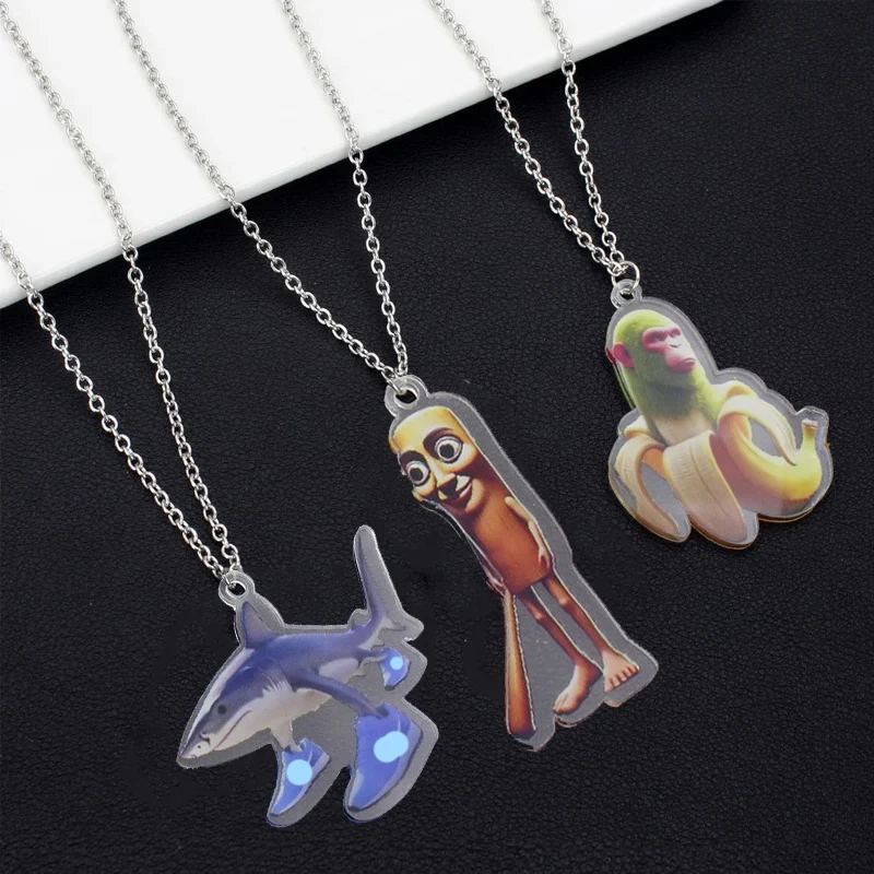 Tralalero Tralala Necklaces Tungtung Sahur Brainrot Anime Chains Choker Kids Cosplay Classic Toys Fashion Jewelry Gift Hot Sales
Tralalero Tralala Necklaces Tungtung Sahur Brainrot Anime Chains Choker Kids Cosplay Classic Toys Fashion Jewelry Gift Hot Sales