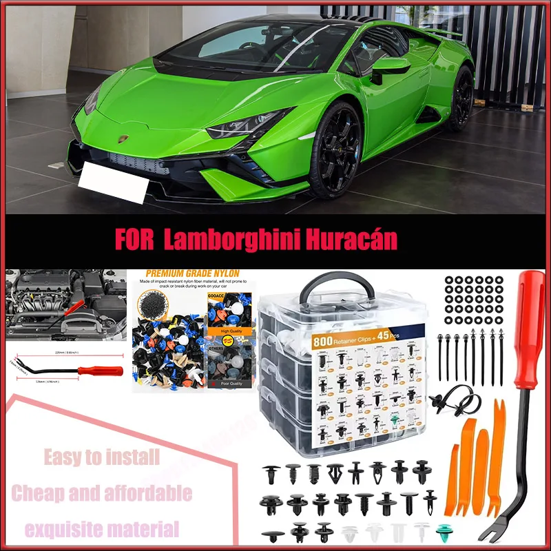 For Lamborghini Huracan Honda Buick Car Plastic Retainer Clips Kit 800+45pcs Auto Fender Push Pin Car Fastener Clip Mixed Set
For Lamborghini Huracan Honda Buick Car Plastic Retainer Clips Kit 800+45pcs Auto Fender Push Pin Car Fastener Clip Mixed Set