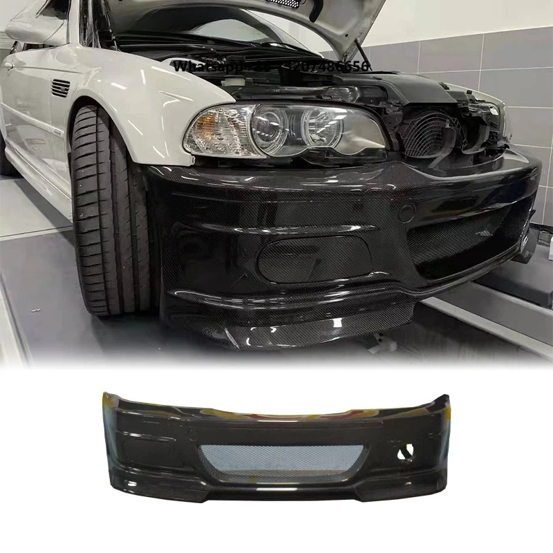For 2-Door M3 E46 Coupe High-Quality Carbon Fiber Front Bumper Upgrade, Automotive Exterior Parts Front Lip Body Kit
For 2-Door M3 E46 Coupe High-Quality Carbon Fiber Front Bumper Upgrade, Automotive Exterior Parts Front Lip Body Kit