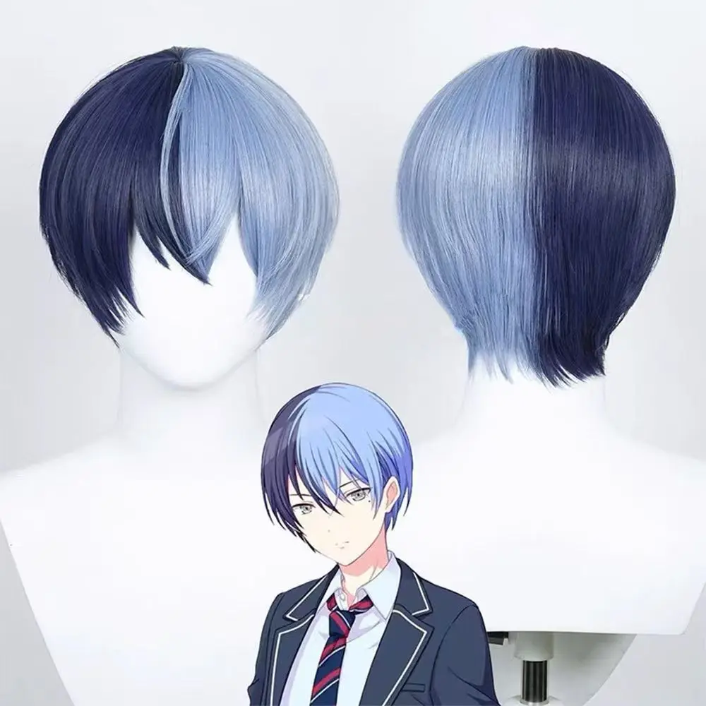 Anime Hair Project Sekai Colorful Stage Aoyagi Toya cosplay wigs Dark Blue and Light Blue Two-Tone Heat Resistant Synthetic Wigs
Anime Hair Project Sekai Colorful Stage Aoyagi Toya cosplay wigs Dark Blue and Light Blue Two-Tone Heat Resistant Synthetic Wigs