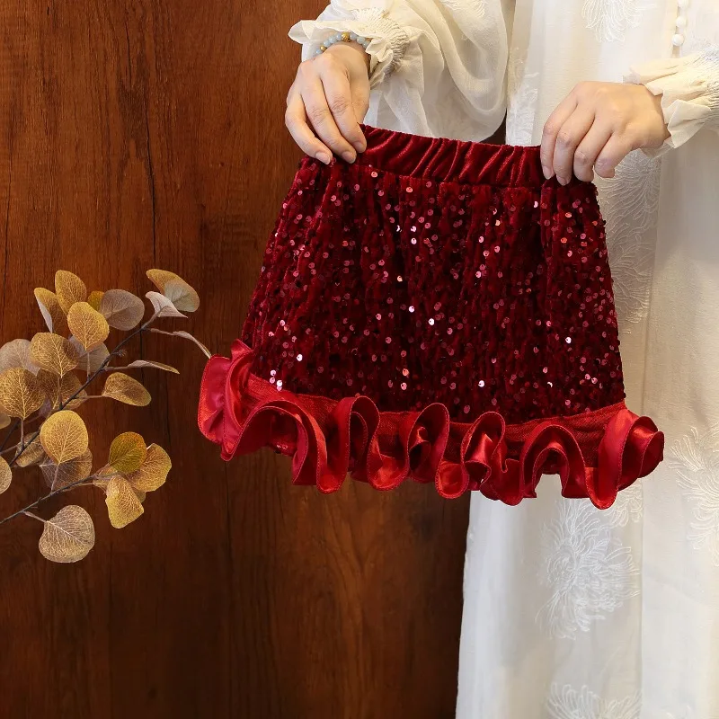 Autumn Winter Puffy Princess Birthday Party Tutu Skirt New Arrival | Kids Baby Girls' Silver Embroidered Sequin Mini Skirt
Autumn Winter Puffy Princess Birthday Party Tutu Skirt New Arrival | Kids Baby Girls' Silver Embroidered Sequin Mini Skirt