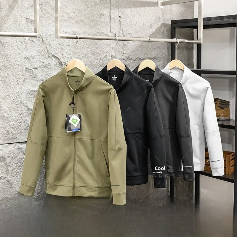 Leavo Johnson Men's Jacket Breathable Texture Autumn High End Fashion Urban Style Long Sleeve Stand Collar Standard Fit
Leavo Johnson Men's Jacket Breathable Texture Autumn High End Fashion Urban Style Long Sleeve Stand Collar Standard Fit