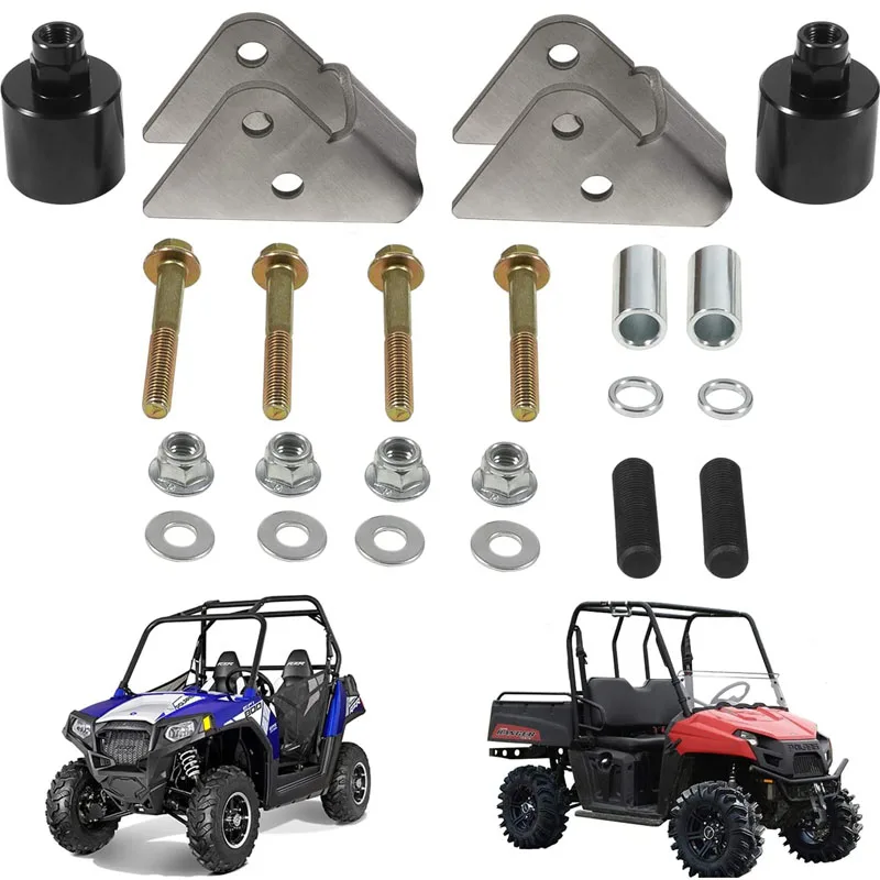 2Inch Front & Rear Full Lift Mount Spacer Kit Brackets Set Compatible with 2010-2014 Polaris Ranger 400 500 800 Crew Midsize
2Inch Front & Rear Full Lift Mount Spacer Kit Brackets Set Compatible with 2010-2014 Polaris Ranger 400 500 800 Crew Midsize