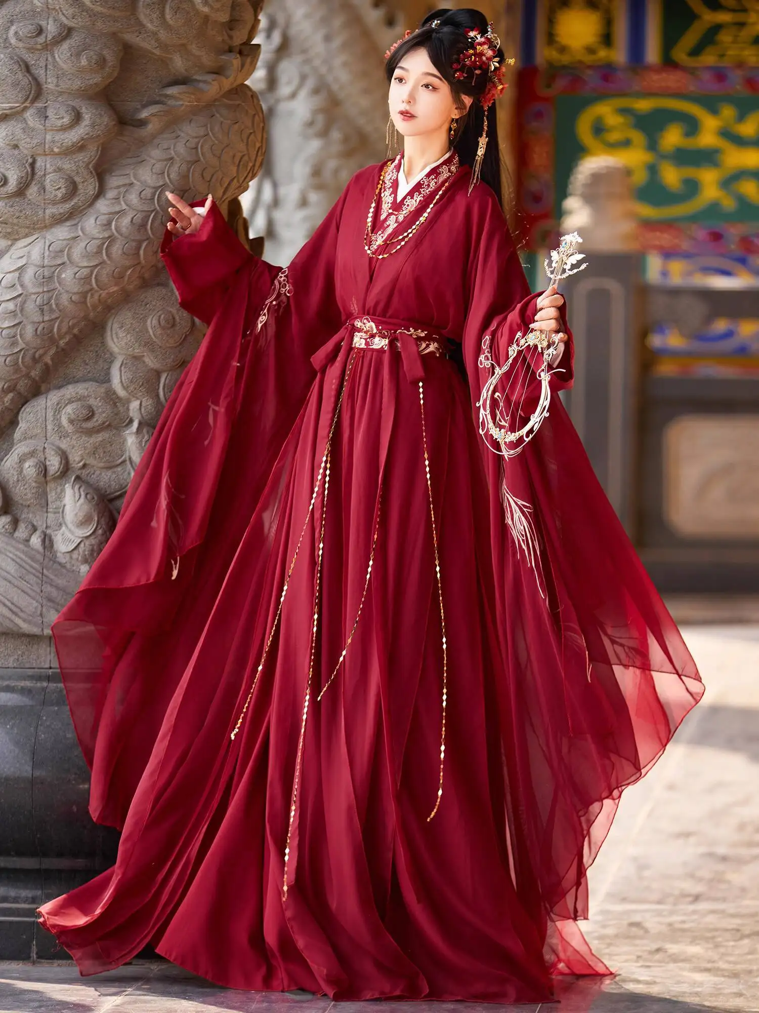 New Hanfu Women Men Embroidery Split Sleeves Wei-Jin Period Antiquities Robe Xianxia Fiesta Carnival Halloween Cos Cosplay
New Hanfu Women Men Embroidery Split Sleeves Wei-Jin Period Antiquities Robe Xianxia Fiesta Carnival Halloween Cos Cosplay