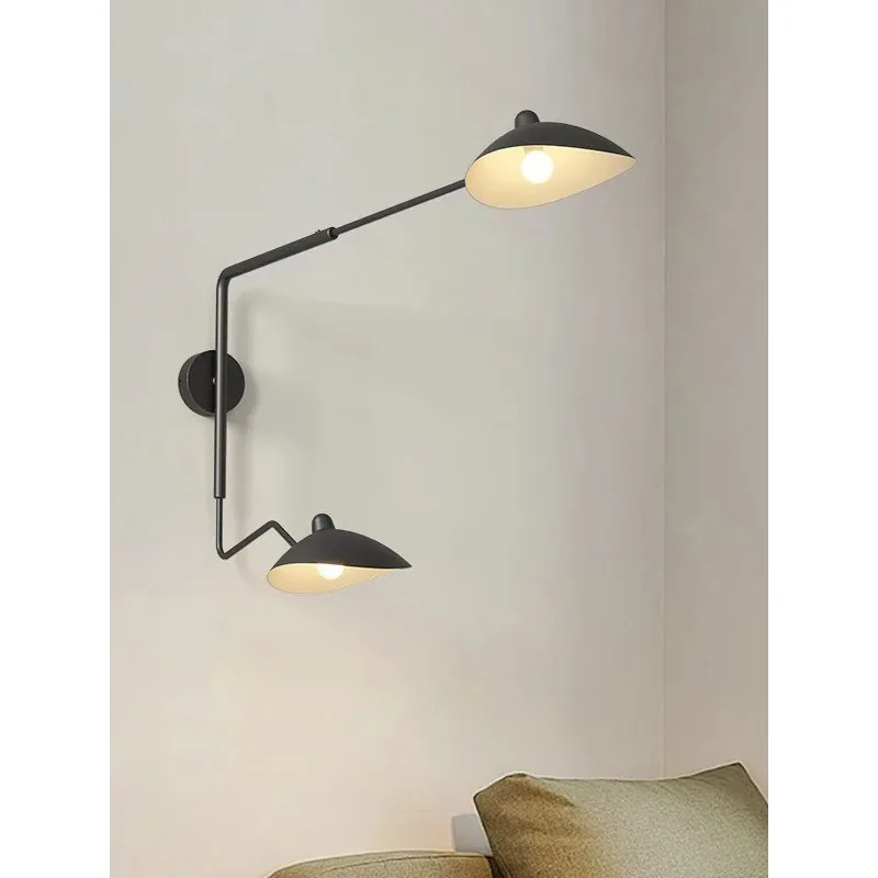 Retro Spider Serge Mouille Wall Lamps Aluminium Adjustable Long Arm LED Light For Bedroom Living Study Room Home Decor
Retro Spider Serge Mouille Wall Lamps Aluminium Adjustable Long Arm LED Light For Bedroom Living Study Room Home Decor