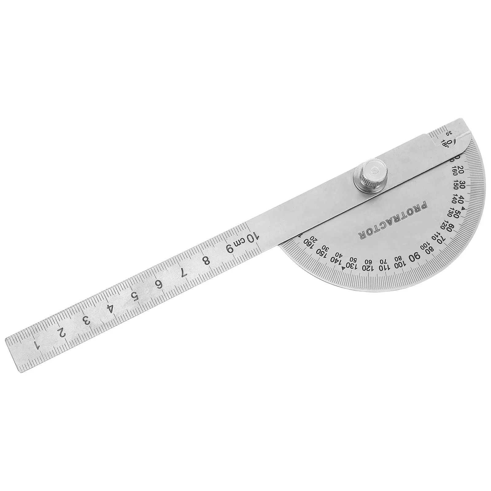 Stainless Steel Angle Ruler Protractor 0-180 Degrees Woodworking Measuring Tool Carpenter Layout Construction Accurate Angle
Stainless Steel Angle Ruler Protractor 0-180 Degrees Woodworking Measuring Tool Carpenter Layout Construction Accurate Angle