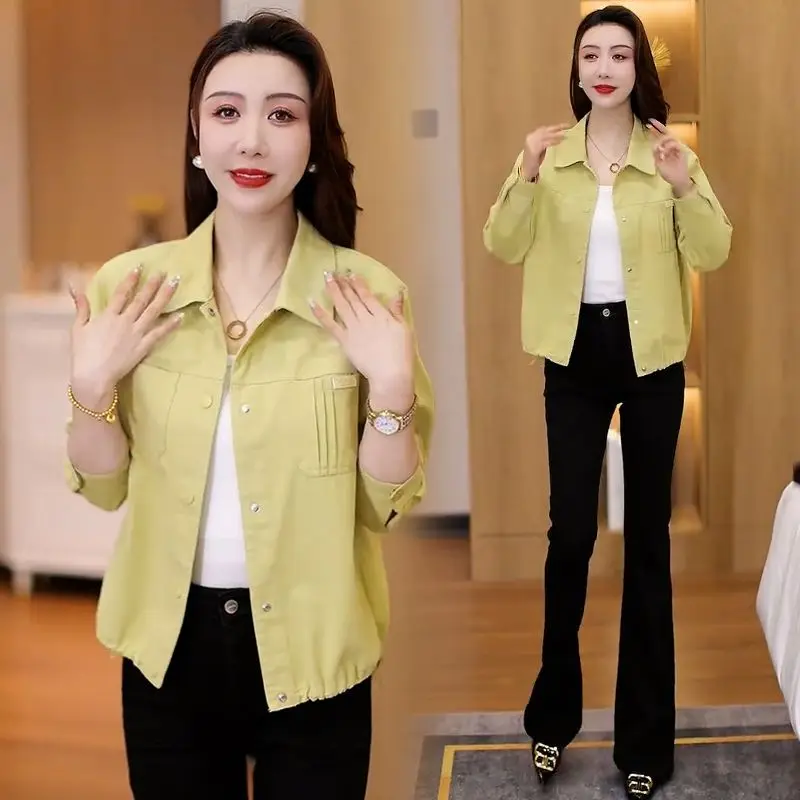 New Casual Cowboy Jackets Ladies 2026 Spring Autumn Cotton Denim Coats Women Joker Jeans Outwear Lady Fashion Top Outcoat Tide
New Casual Cowboy Jackets Ladies 2026 Spring Autumn Cotton Denim Coats Women Joker Jeans Outwear Lady Fashion Top Outcoat Tide