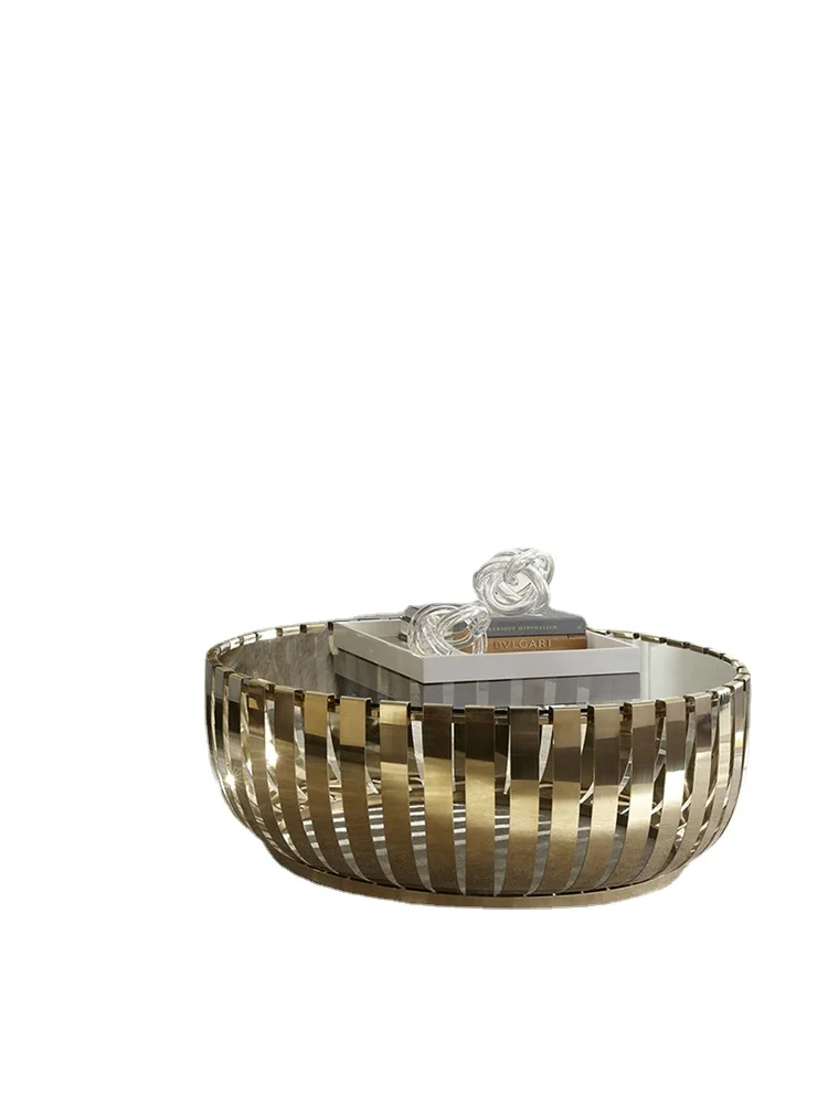 PQF Coffee Table round Metal Tea Table Vertical Bar Decorative Glass Panel
PQF Coffee Table round Metal Tea Table Vertical Bar Decorative Glass Panel