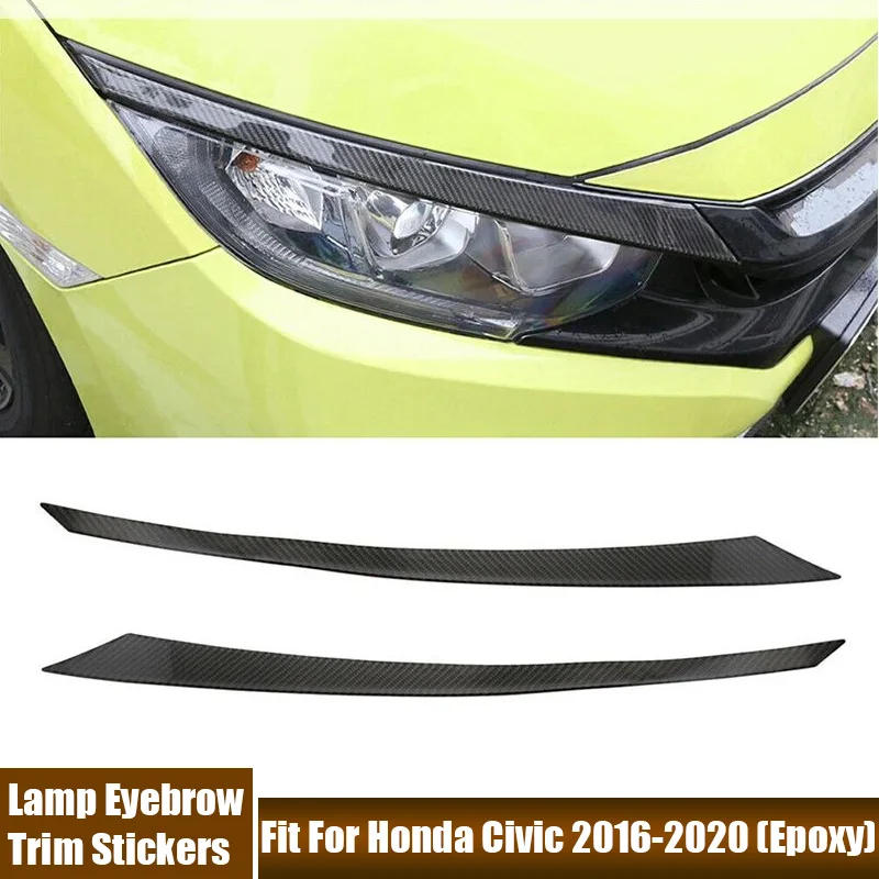 Car Headlight Eyebrow Guard Cover Decoration Strickers Fit For Honda Civic 2016 2017 2018 2019 2020 Headlight Protector Stickers
Car Headlight Eyebrow Guard Cover Decoration Strickers Fit For Honda Civic 2016 2017 2018 2019 2020 Headlight Protector Stickers