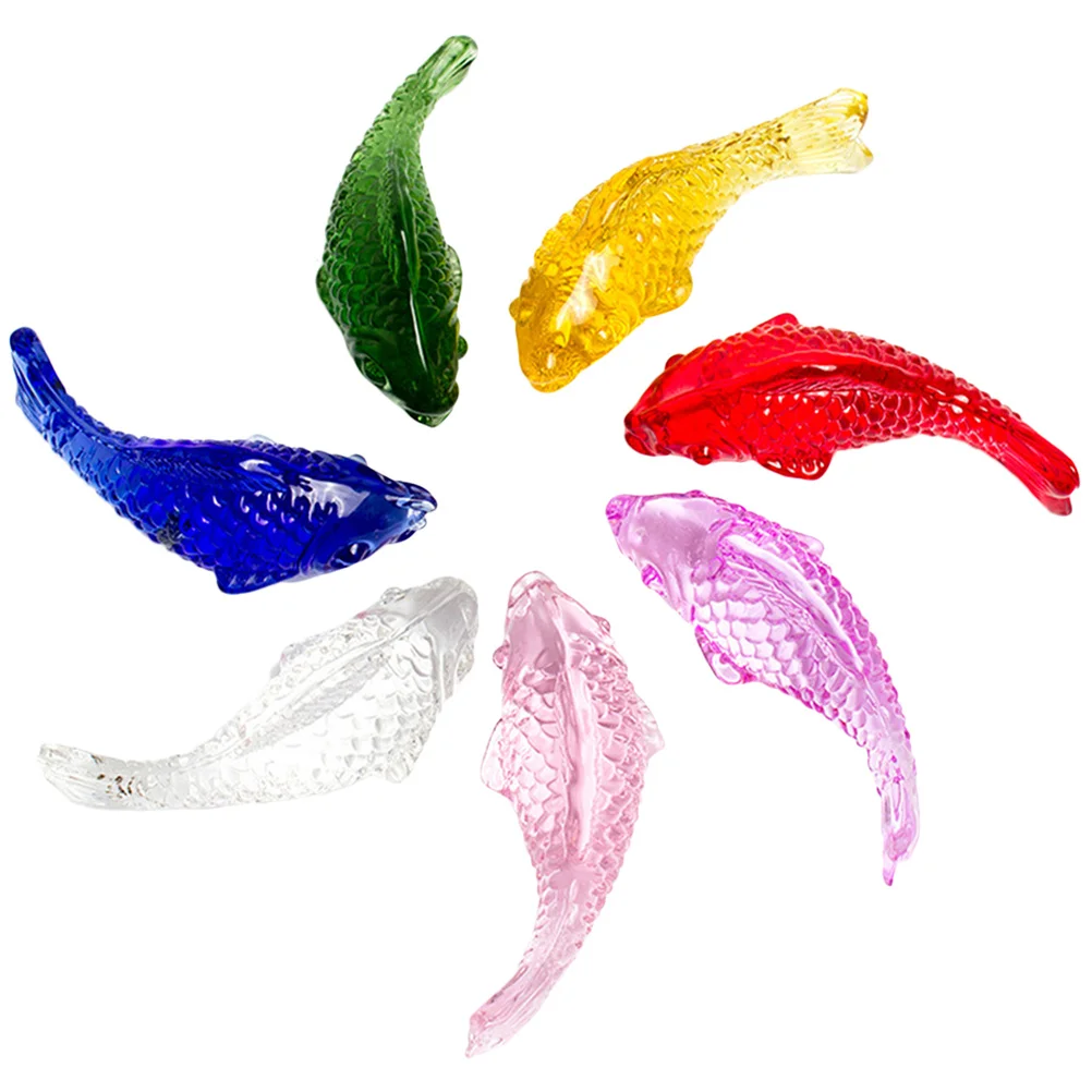 7Pcs Glass Fish Statues Aquarium Decoration Realistic Fish Tank Accessories Small Ornaments Aquarium Decor
7Pcs Glass Fish Statues Aquarium Decoration Realistic Fish Tank Accessories Small Ornaments Aquarium Decor