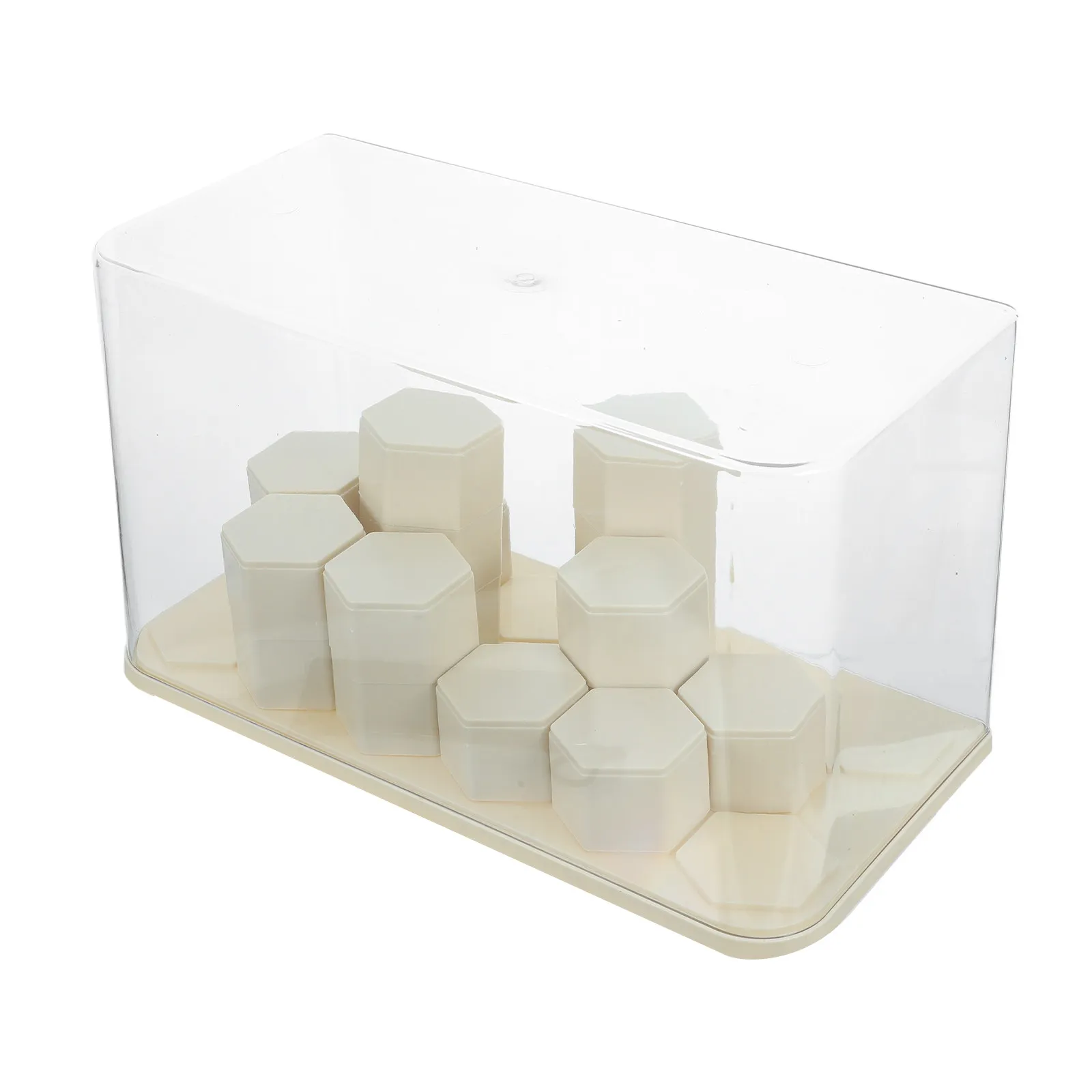 Stackable Clear Plastic Display Box for Collectibles with Movable Hexagonal Blocks Dustproof Transparent Showcase for Action
Stackable Clear Plastic Display Box for Collectibles with Movable Hexagonal Blocks Dustproof Transparent Showcase for Action