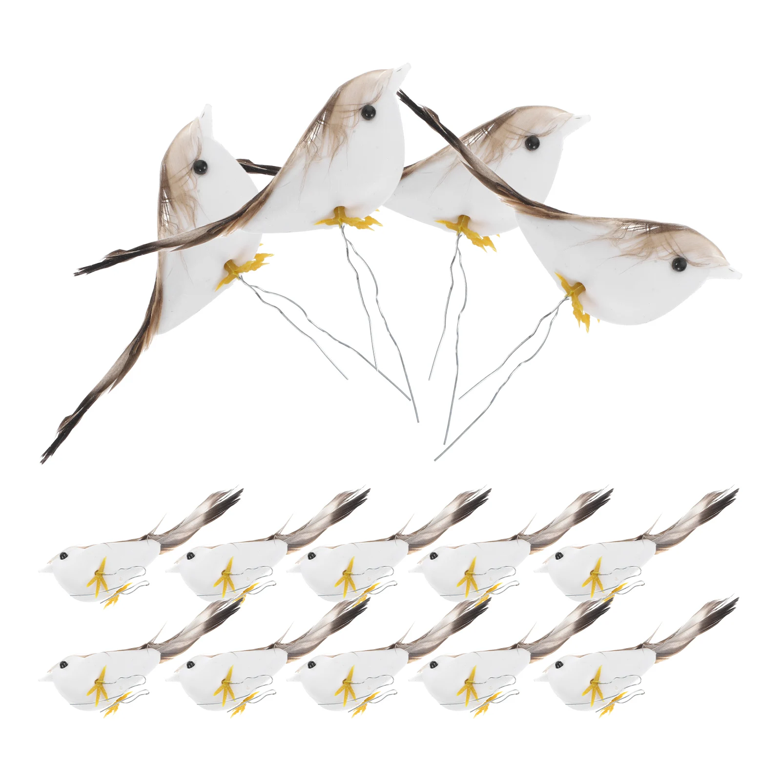 24pcs Simulation Bird Decoration Artificial Birds Foam Figurines Mini Craft Birds Home Wedding Garden Decor Fake Small
24pcs Simulation Bird Decoration Artificial Birds Foam Figurines Mini Craft Birds Home Wedding Garden Decor Fake Small