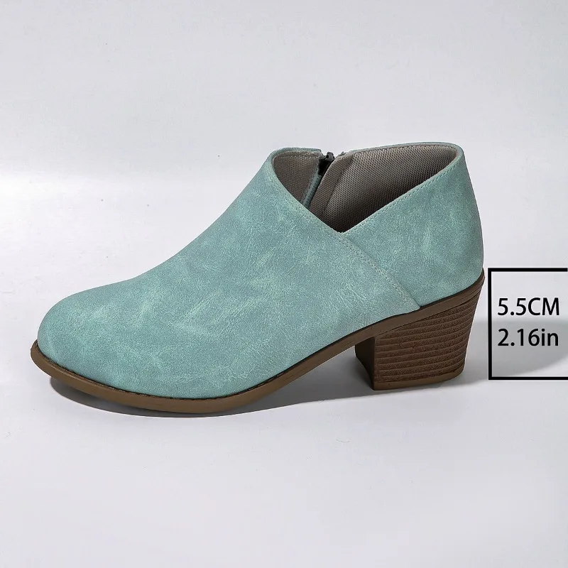 WWomen Autumn Winter New Ankle Boots Zipper Platform Shoes Autumn Low Heels Solid Colors Boots Sexy Ladies Pumps Botas De Mujer
WWomen Autumn Winter New Ankle Boots Zipper Platform Shoes Autumn Low Heels Solid Colors Boots Sexy Ladies Pumps Botas De Mujer