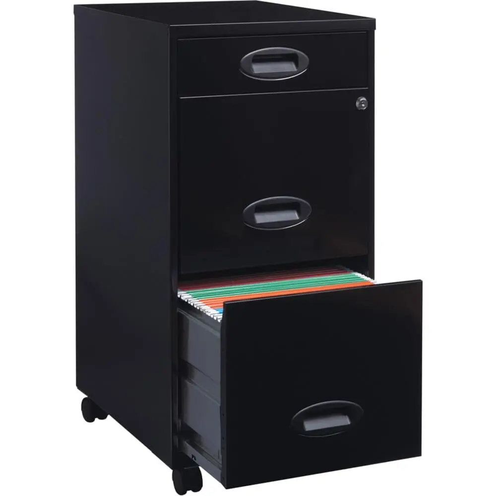 LYS SOHO 18 3Drawer File Cabinet, Black
LYS SOHO 18 3Drawer File Cabinet, Black