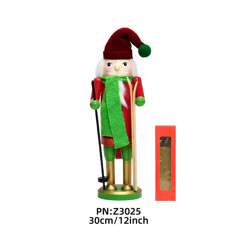 Christmas Nutcracker Wooden Puppet Traditional Soldier Ornament Holiday Decor Home Office Centerpiece Decoration
Christmas Nutcracker Wooden Puppet Traditional Soldier Ornament Holiday Decor Home Office Centerpiece Decoration