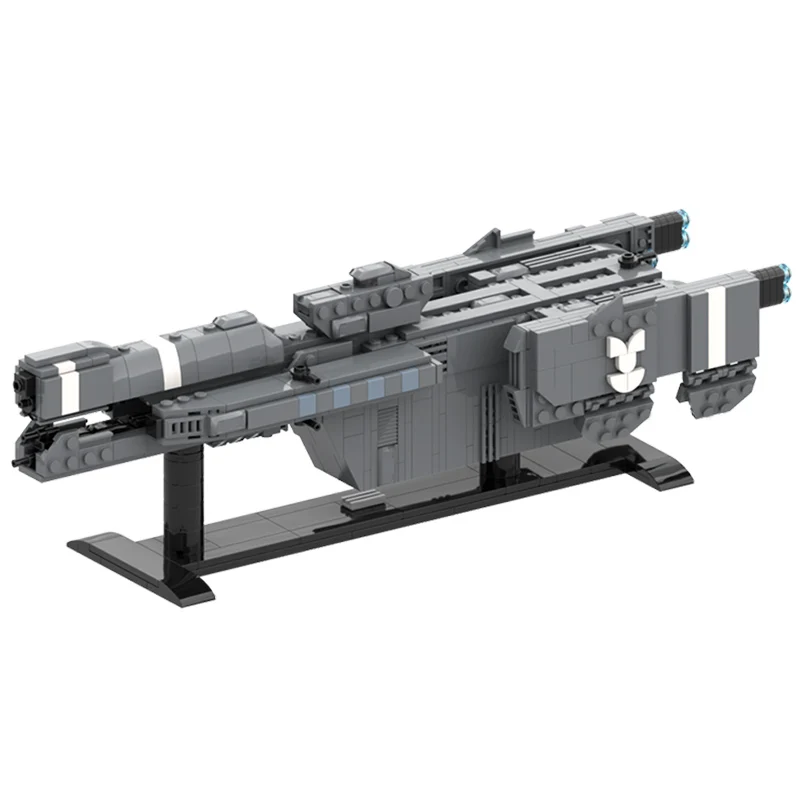 Popular Game Model MOC Building Bricks Gray Sci-fi Warship Modular Technology Gifts Holiday Assemble Children Toys Suit
Popular Game Model MOC Building Bricks Gray Sci-fi Warship Modular Technology Gifts Holiday Assemble Children Toys Suit