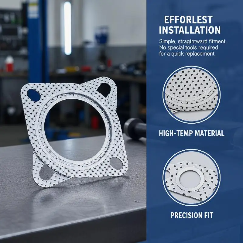 1Pc Car Exhaust Downpipe Flange Gasket 51/55/60/63/70/76MM Exhaust Pipe Intakes Tube Gasket Universal Two Holes
1Pc Car Exhaust Downpipe Flange Gasket 51/55/60/63/70/76MM Exhaust Pipe Intakes Tube Gasket Universal Two Holes