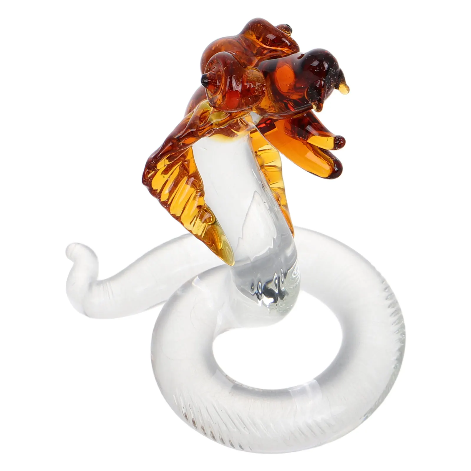 King Glass Figurine Unique Snake Decor Statue Home naments Living Room Decoration Piece Transparent Model Miniature
King Glass Figurine Unique Snake Decor Statue Home naments Living Room Decoration Piece Transparent Model Miniature
