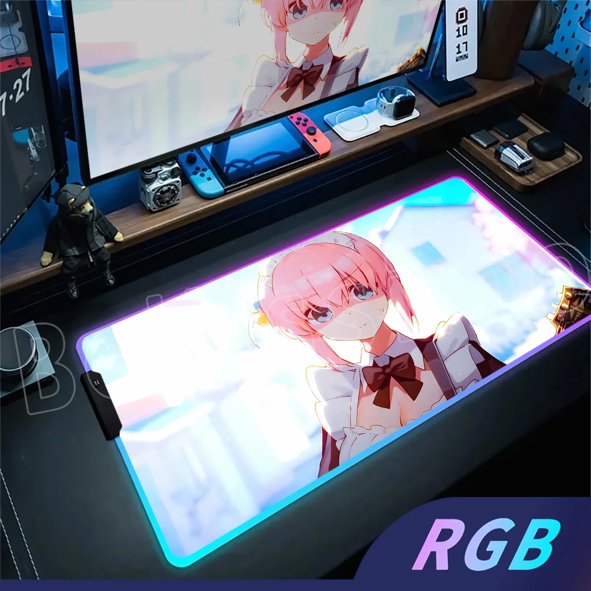 RGB Animation HD Printing Bocchi The Rock Gamer Uniform Mouse Pad XL Player Rubber Anti-Slip Desktop Locking Edge Accessories
RGB Animation HD Printing Bocchi The Rock Gamer Uniform Mouse Pad XL Player Rubber Anti-Slip Desktop Locking Edge Accessories