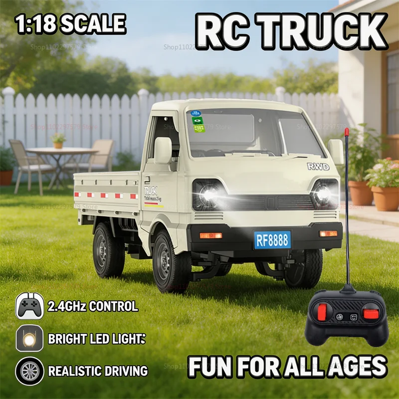 New Remote Control Car 1:18 Scale 2.4GHz Drift Climbing Trucks KF31 With Spray Lights Gifts For Kids Boys Off-Road Racing Toys
New Remote Control Car 1:18 Scale 2.4GHz Drift Climbing Trucks KF31 With Spray Lights Gifts For Kids Boys Off-Road Racing Toys