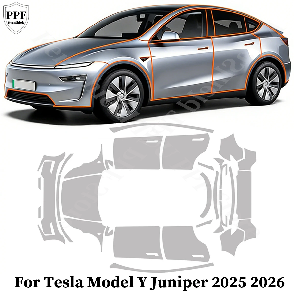 For Tesla Model Y Juniper 2025 2026 Pre-cut Clear PPF TPU Paint Protection Film Anti-Scratch Cover Invisible Repairable Sticker
For Tesla Model Y Juniper 2025 2026 Pre-cut Clear PPF TPU Paint Protection Film Anti-Scratch Cover Invisible Repairable Sticker